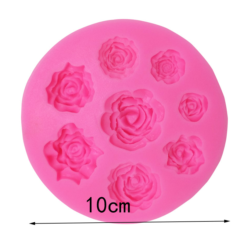 Succulent flower silicone molds, scented gypsum candles, resin mousse cake molds, fondant car decoration molds pic 14