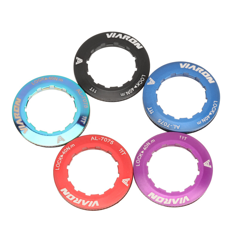 VIARON/ Cross-border aluminum alloy flywheel cover for Mountain bikes and road bikes, flywheel lock cover, lock ring, self-propelled accessories pic 7