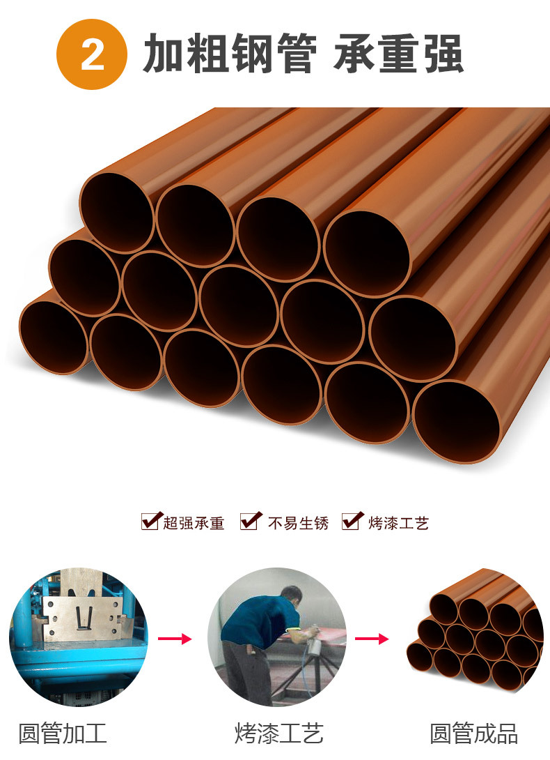 三角折叠式卧室落地挂衣架子 简易晾衣架 床边放衣服睡觉专用 衣帽架一体设计 空间利用率高详情19