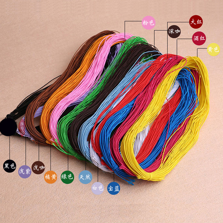 1MM prayer bead core elastic thread tension thread DIY bead elastic thread in multiple colors to choose from pic 1