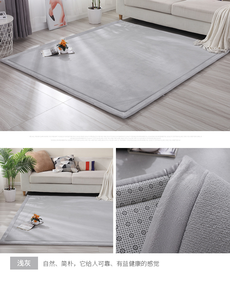 الصوف 2 سم الخالصة الأعضاء الورقه المرجان الاتصال TaTaMi واستعملتها السجاد قبل النوم pic 22