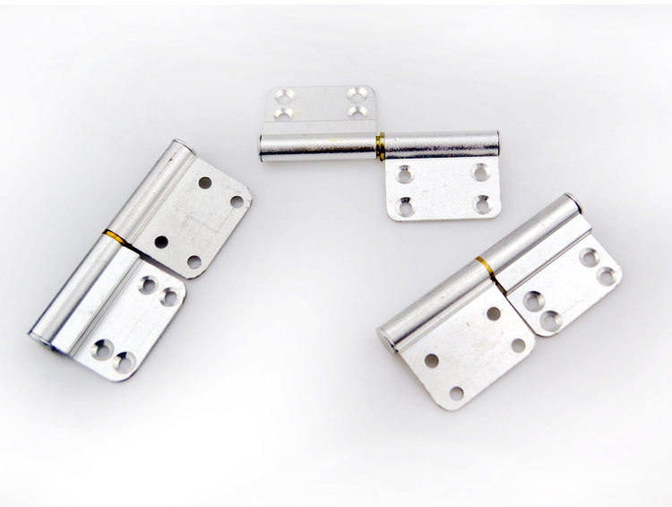 Bathroom door hinges, bathroom door, toilet aluminum hinges, old-fashioned non-flushing detachable hinges, aluminum alloy hinges pic 20