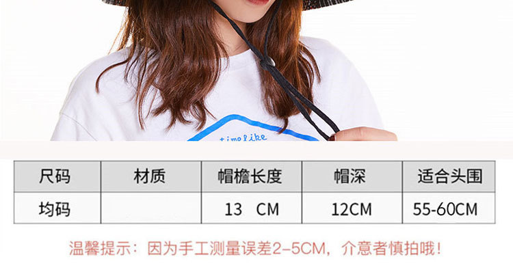 New Korean-style all-roundable sun hat, ethnic-style sun protection hat, basin hat, versatile Korean style, casual outing fisherman hat for women pic 10