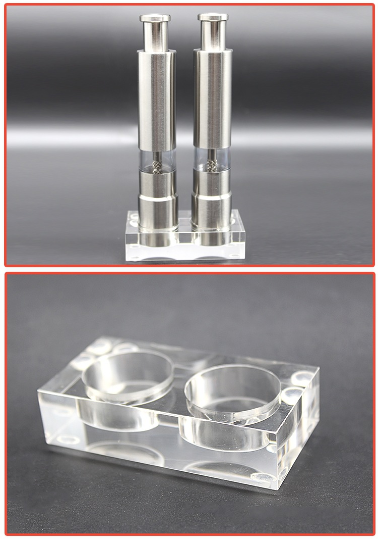 Cross-border pepper grinder Manual Mini Home kitchen and bathroom lightweight and convenient stainless steel manual grinder set pic 6