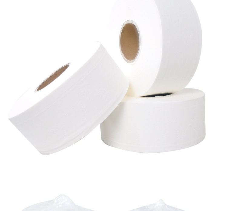 【 700g 】 Hotel commercial large roll toilet paper, bathroom large coil toilet paper, roll toilet paper, self-operated by the manufacturer pic 10