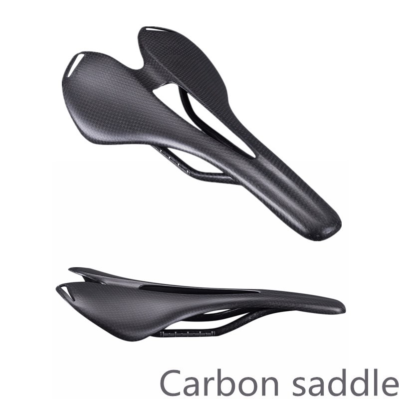 Bicycle seat cushion, all-carbon fiber mountain bike, road bike, hollow seat cushion, ultra-light saddle, riding equipment accessories pic 10