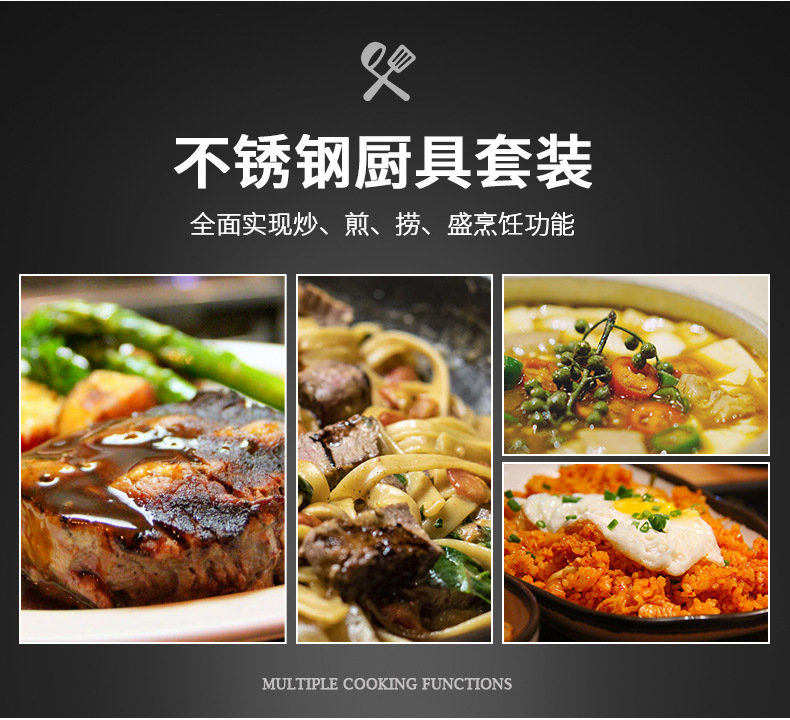 New stainless steel soup spoons in stock from the manufacturer, hotel and restaurant supplies, hot pot spoons, strainers, thickened handles, non-magnetic soup shells pic 4