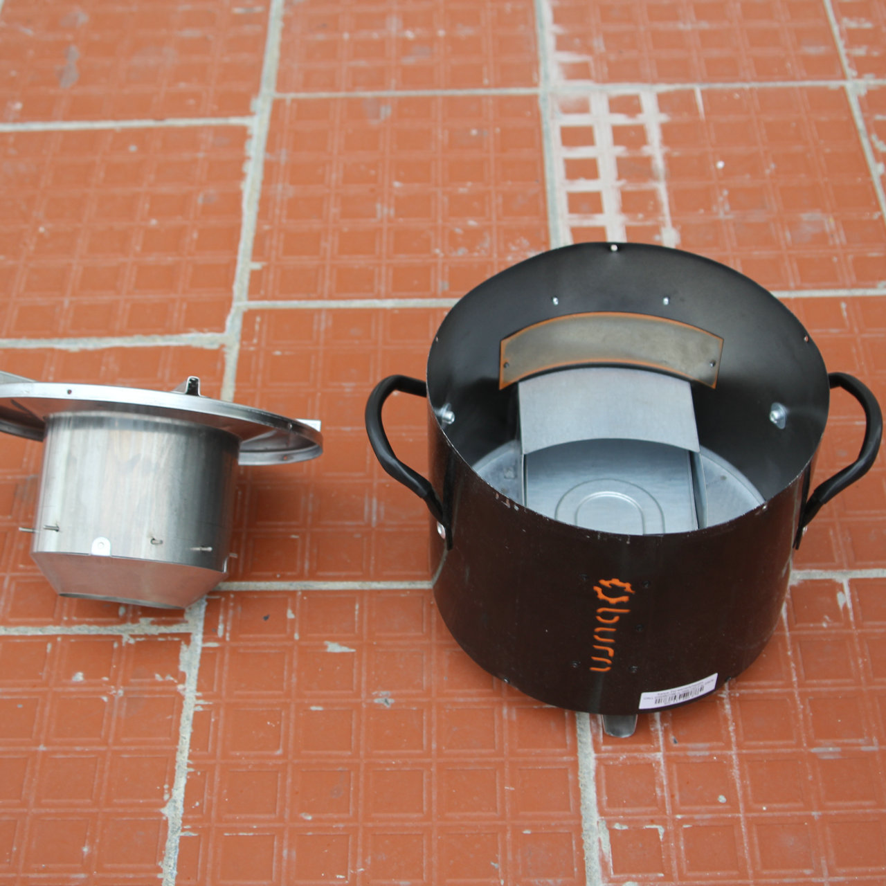 口非洲炉cookstove户外节能炭炉不锈钢柴火炉野营炊具多功能灶具详情4