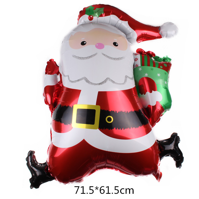 New Santa Claus Christmas tree aluminum film balloon Snowman Christmas atmosphere decoration aluminum film balloon pic 8