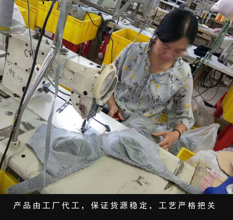 Chinese-style cotton bras without steel rims, large-sized printed bras, Chinese-style wide-shoulder straps, comfortable underwear, European and American bras, DEF breathing type bra pic 14