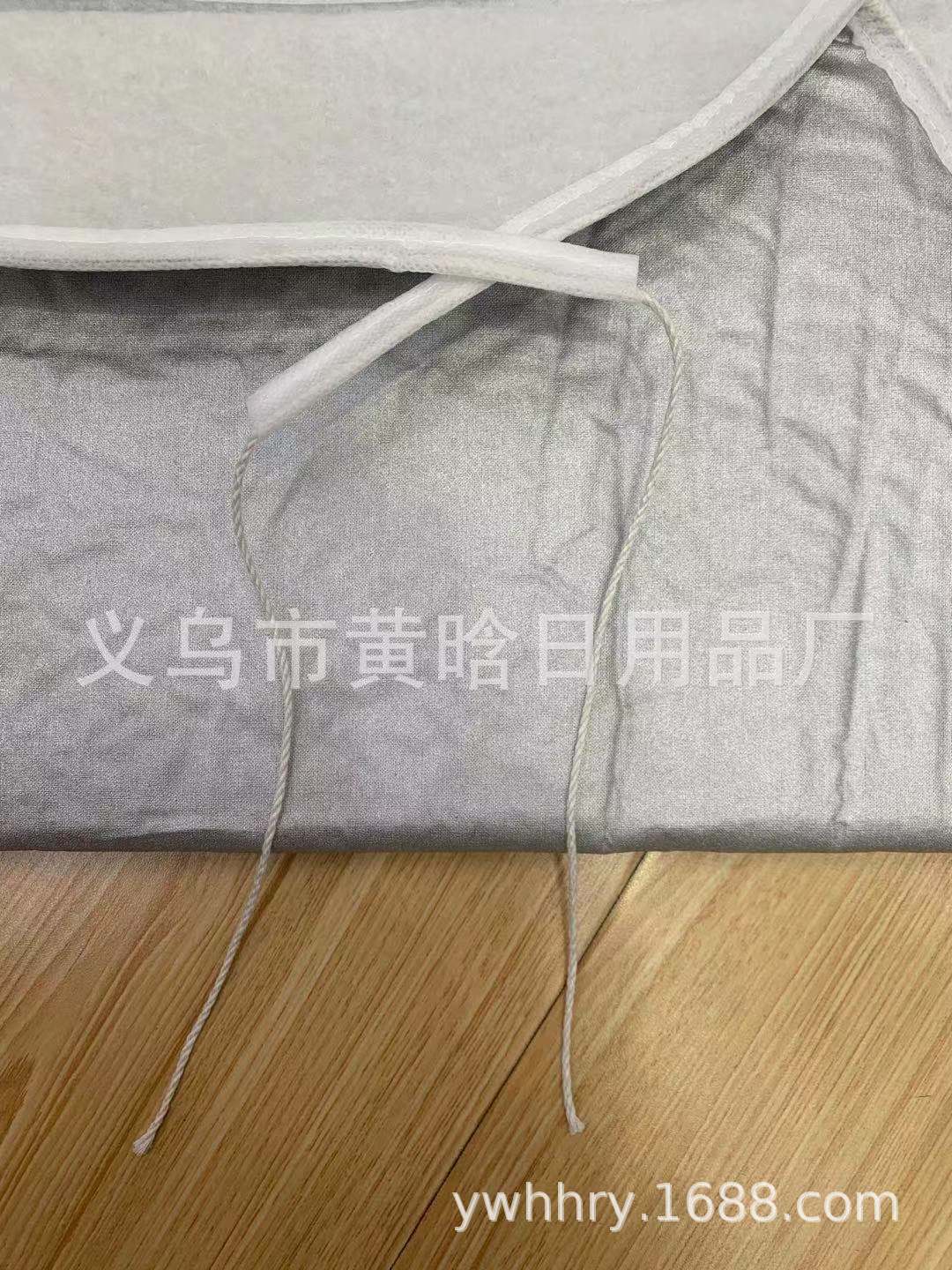 【 Chi Jia 】 All-cotton silver-coated composite needle-punched cotton ironing board fabric cover, 140*50CM silver export pic 4