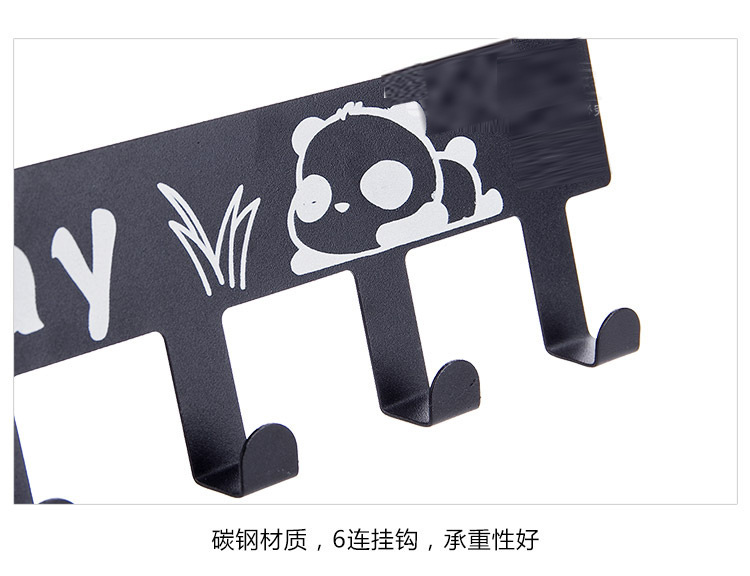 Behind the door hook hanger, bedroom door, no drilling, no trace, backdoor storage and storage, clothes hanger, coat hook pic 8