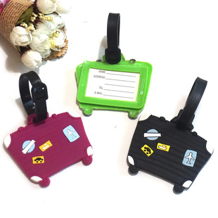 独角兽pvc软胶行李牌 菠萝行李牌 笑脸行他牌 西瓜行李吊牌登机牌详情2