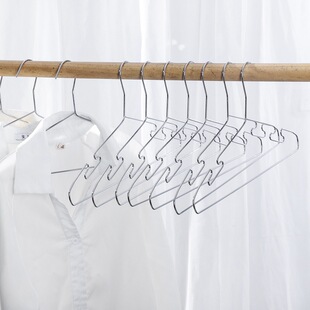 家用浸塑半圆衣架带挂钩金属防滑成人衣服架子无痕晾晒内衣服装店详情3