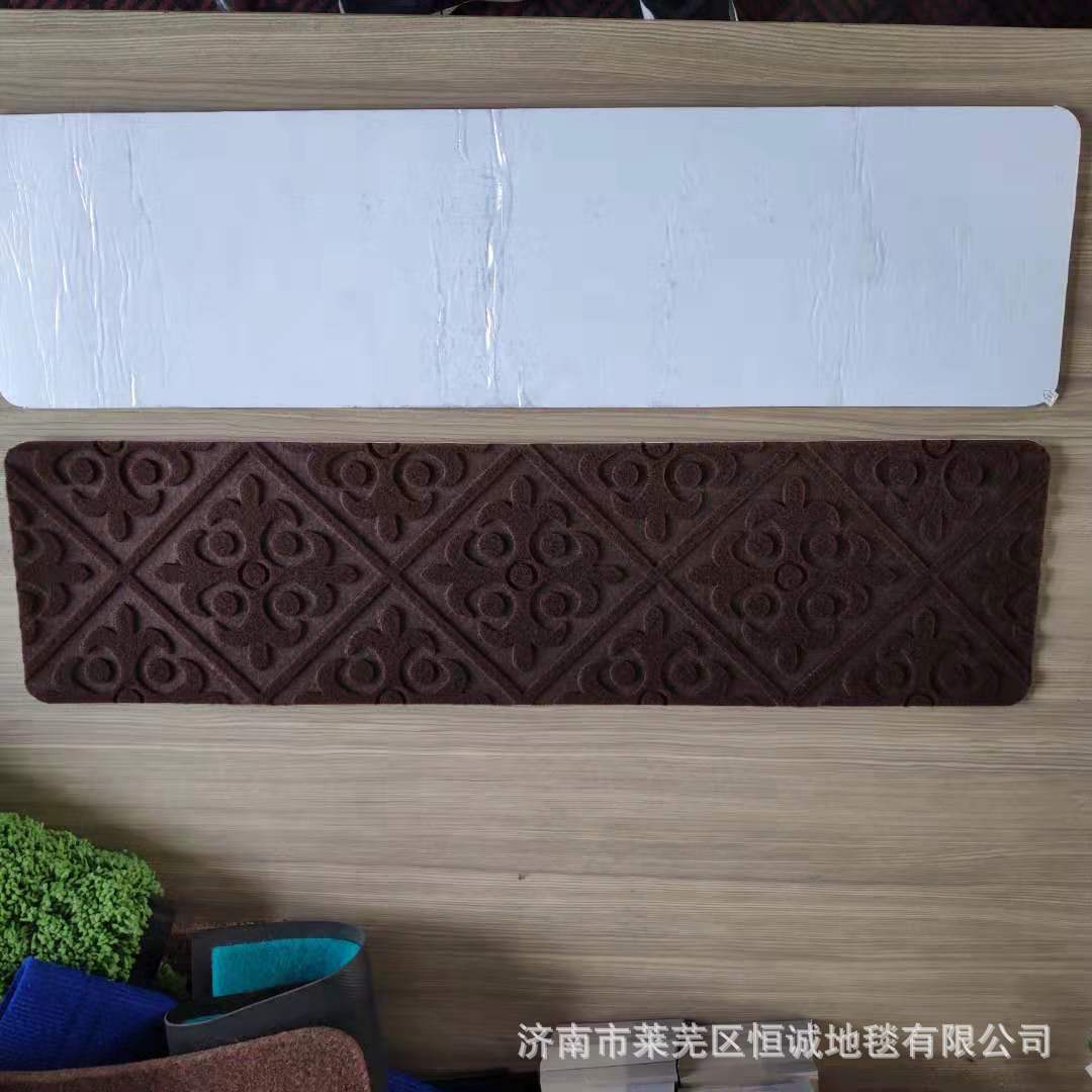 跨境热卖15片装爆款楼梯垫免胶自粘家用踏步垫拉绒压花防滑楼梯毯跨境出口拜毯艺术地毯朝拜毯沙发前毯复合地毯云毯 跨境出口流详情9