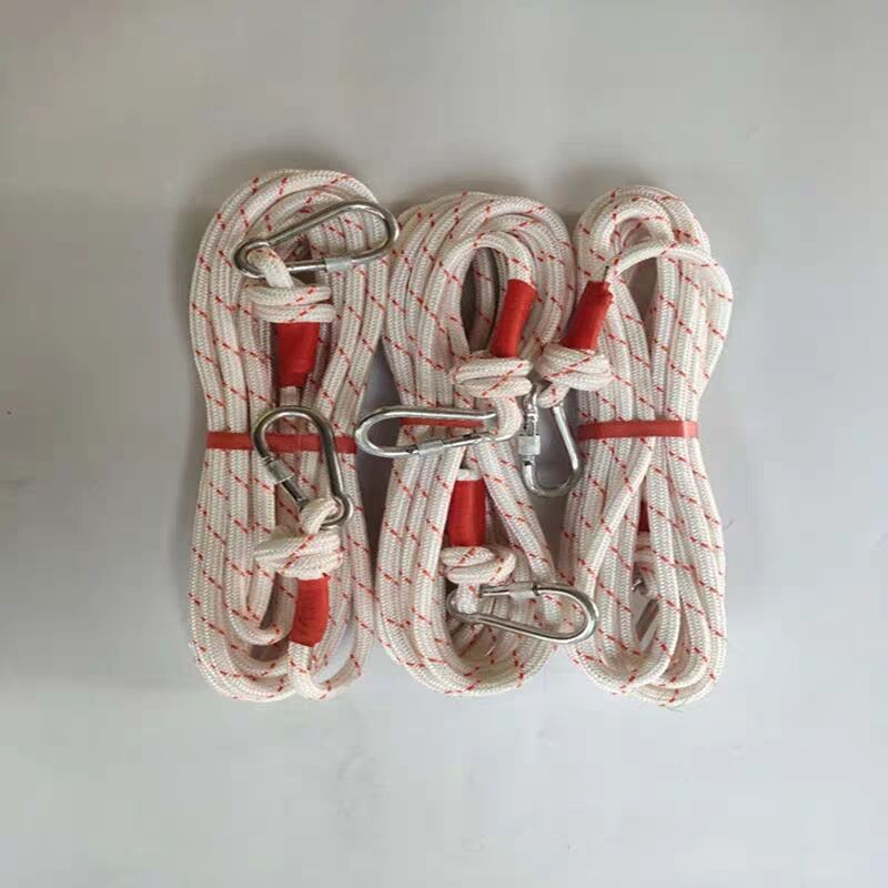 Steel wire core fire rescue escape and rescue rope for high-rise buildings, thick safety rope for preventing falls in high-altitude operations pic 17