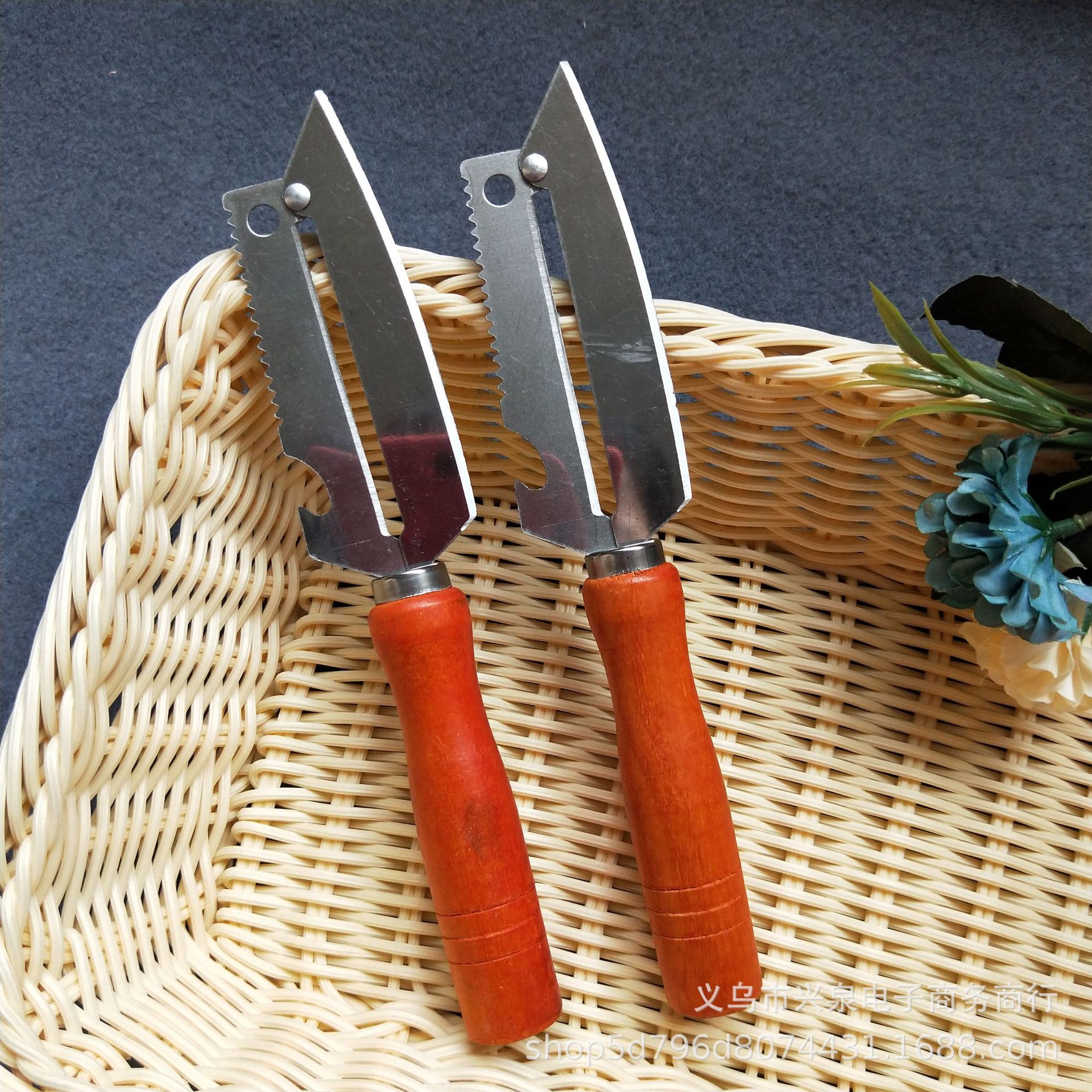 【 Zone 2-10 】 Large wood knife 10/ pack 1600/ box 1 yuan 2 yuan Peeler knife Multi-functional peeler knife Peeler peeler knife Peeler peeler dual-purpose household peeler knife pic 3