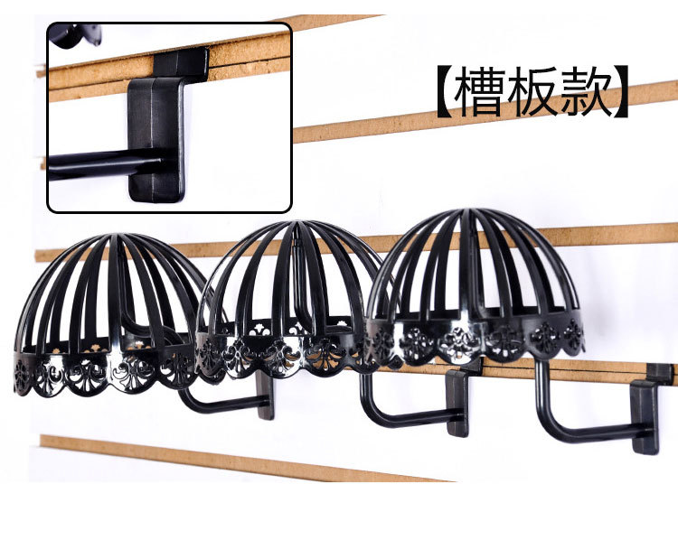帽架配件单独出售母婴店放假发帽子架展示架立体方管槽板杆子多款详情11