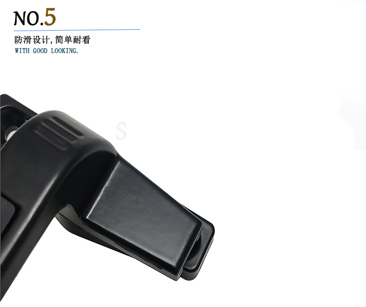 50 aluminum alloy window handle, flat-opening door and window single-point 7-shaped thickened handle, window pull, outward-sliding window lock, aluminum alloy pic 9