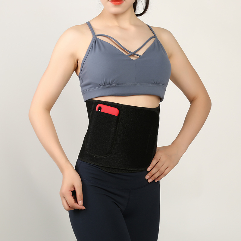 纳米银涂层护腰暴汗塑形排汗束身收腹运动腰带健身保健用具批发详情12