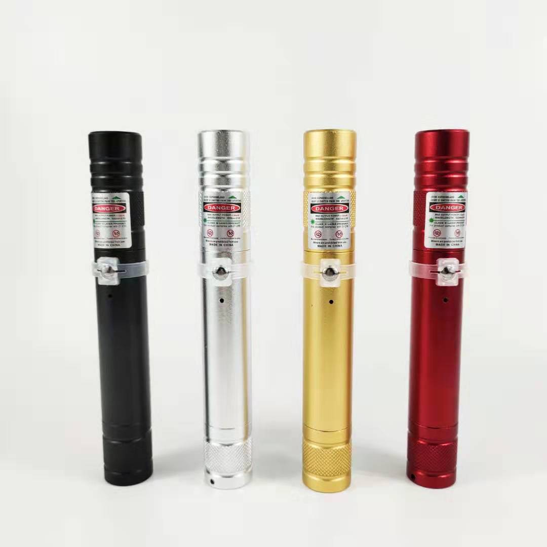 High-power green laser lamp, aluminum alloy flashlight, USB charging, full sky star coach sales pen, cat toy pen wholesale pic 1