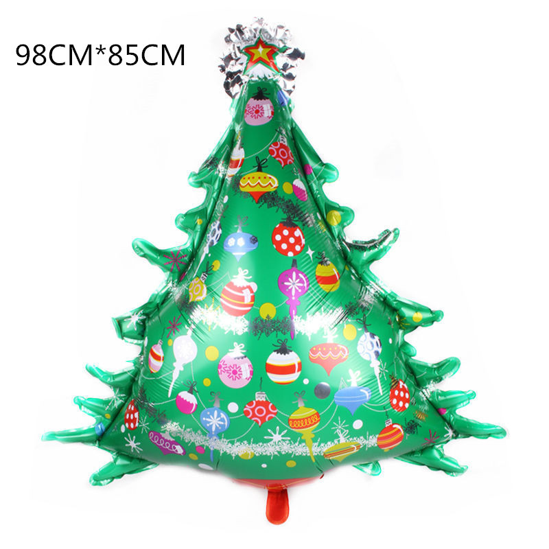 New Santa Claus Christmas tree aluminum film balloon Snowman Christmas atmosphere decoration aluminum film balloon pic 13