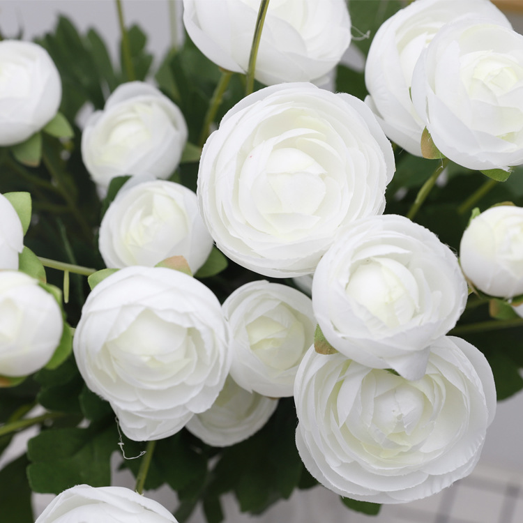 欧丽菲仿真四头露莲假花花束室内装饰摆件宠物园艺花盆容器仿真花艺品详情20