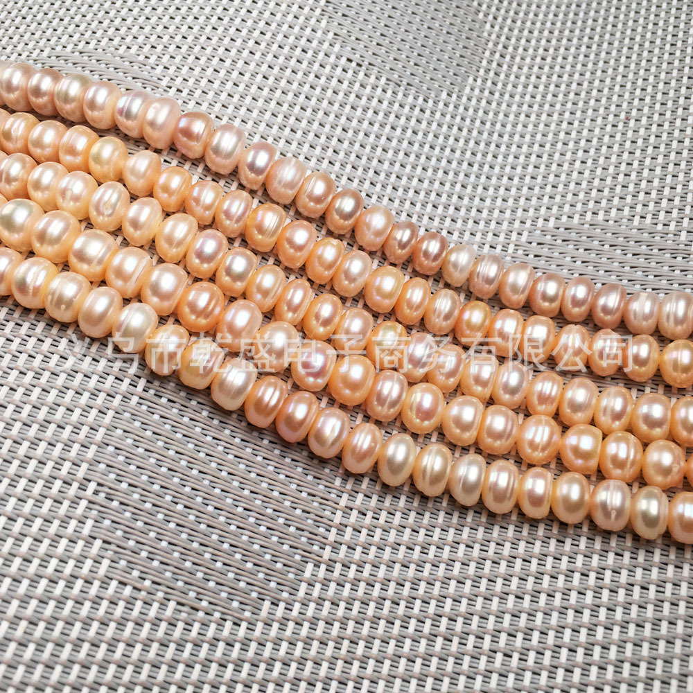 天然淡水珍珠串珠隔离珠打孔散珠珠宝制作DIY项链手链配件详情4