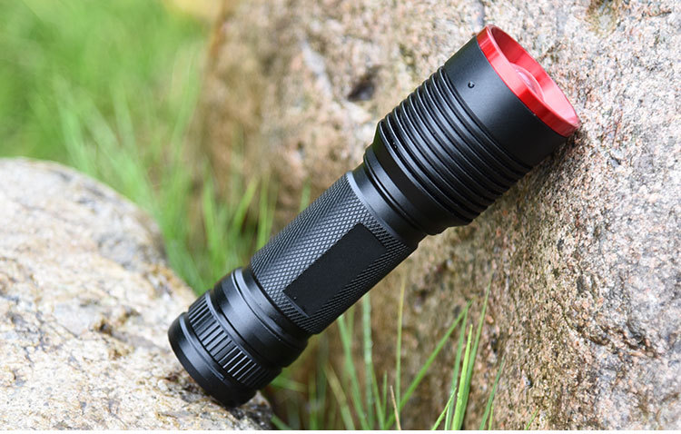 跨境新款xh-p50强光手电筒伸缩变焦远射户外led手电筒防水详情13