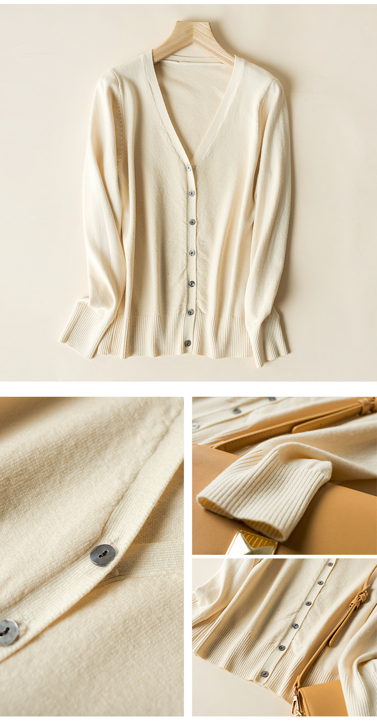 Knitted cardigan for women, spring knitted coat, long-sleeved sweater, cardigan, large-sized autumn coat, cross-border sweater coat for women pic 29