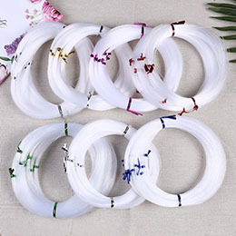 500米diy佛珠水晶串珠大卷韩国造扁形水晶线松紧线弹力线绳批发详情3