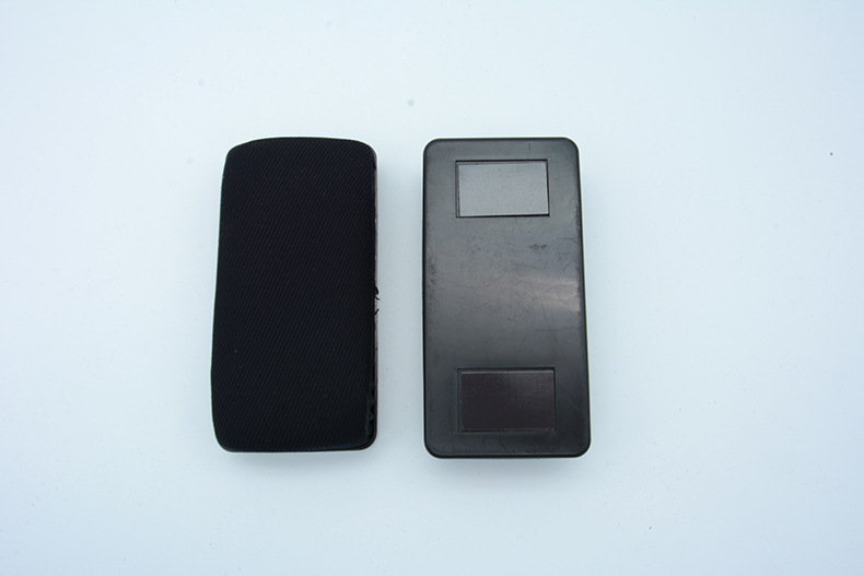 Black shell and black cloth bulk board eraser, office, teaching and learning stationery, easy to wipe, leaving no trace, whiteboard, magnetic and anti-slip pic 14