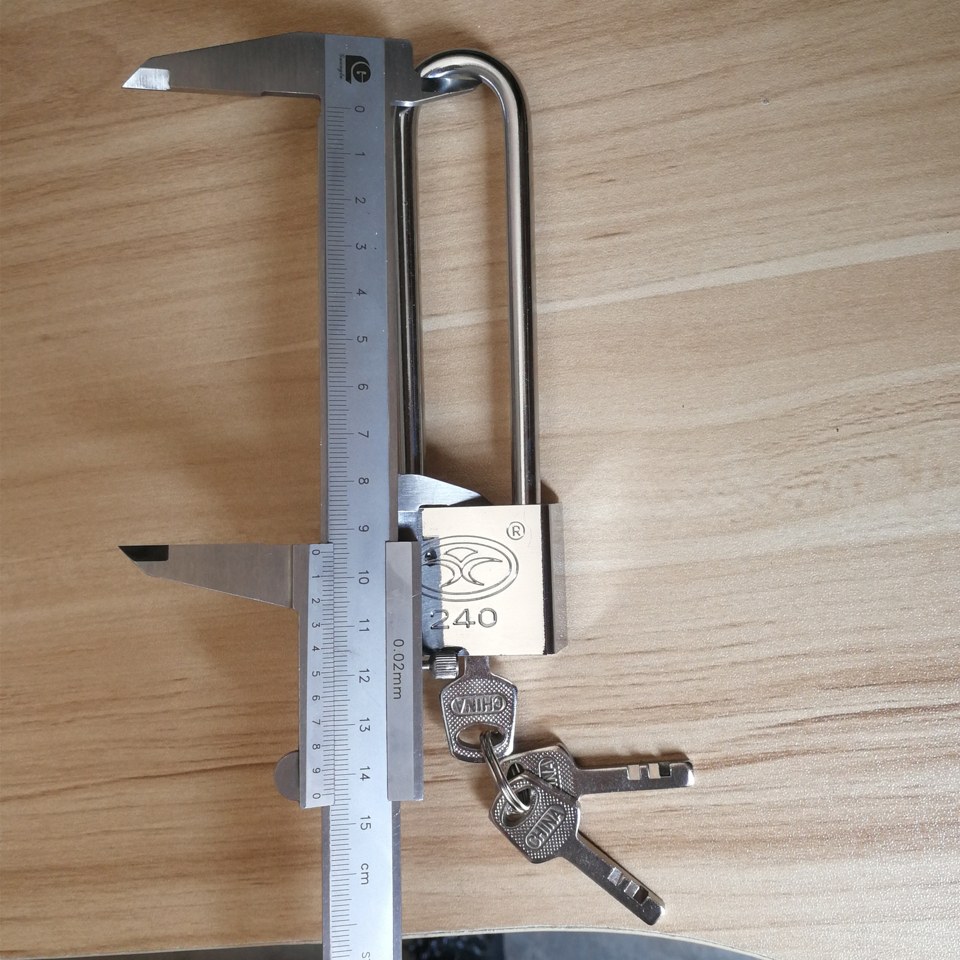 Extended padlock, extra-long lock, long head, long handle, long nose lock, file cabinet lock, cabinet door lock, long rod handle insert lock pic 8