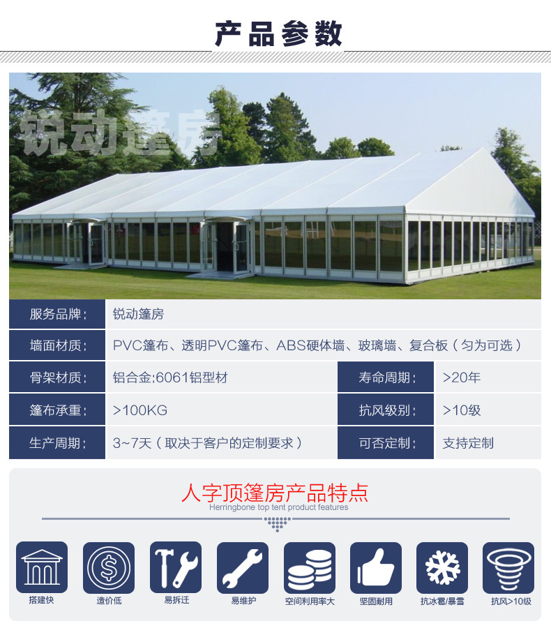 outdooreventmarqueetent European-style transparent party and event tent manufacturer pic 7