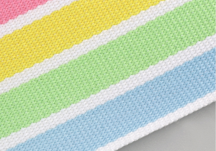 厂家供应时尚涤纶织带平纹四色织带 服装服饰礼品织带详情14