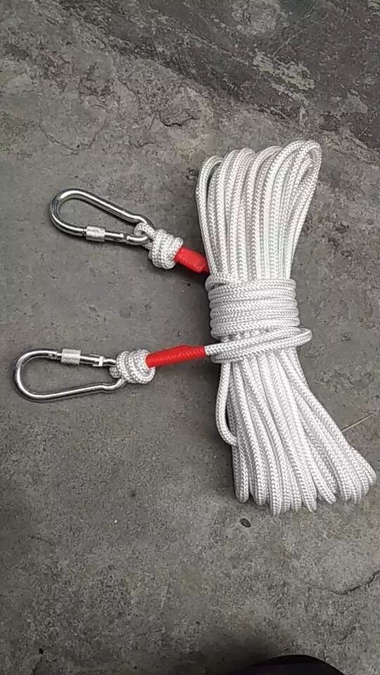 Steel wire core fire rescue escape and rescue rope for high-rise buildings, thick safety rope for preventing falls in high-altitude operations pic 7