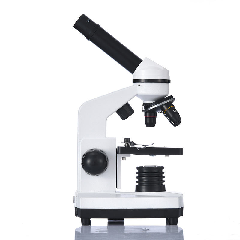 1600X zoom microscope, 3-hole outward-tilt converter microscope, laboratory biological microscope, adjustable pic 3
