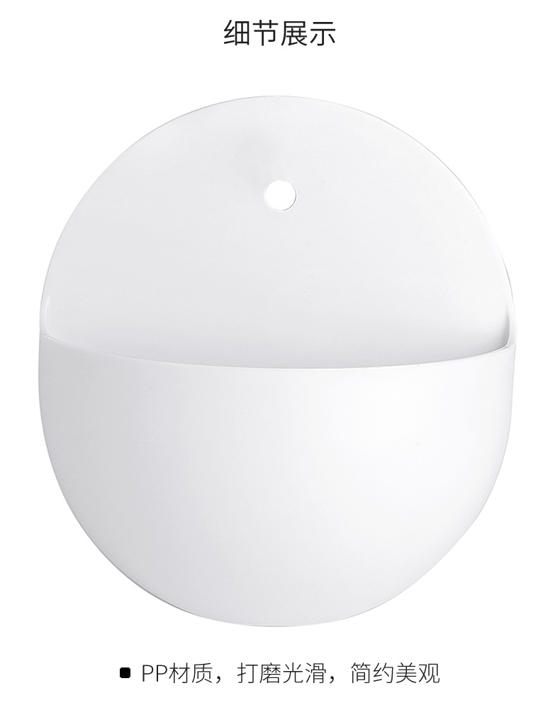 Hydroponic wall-mounted flower POTS, wall-hung flower vases, lazy plastic wall-hung flower POTS, wall-hung green ivy flower POTS with hooks pic 10