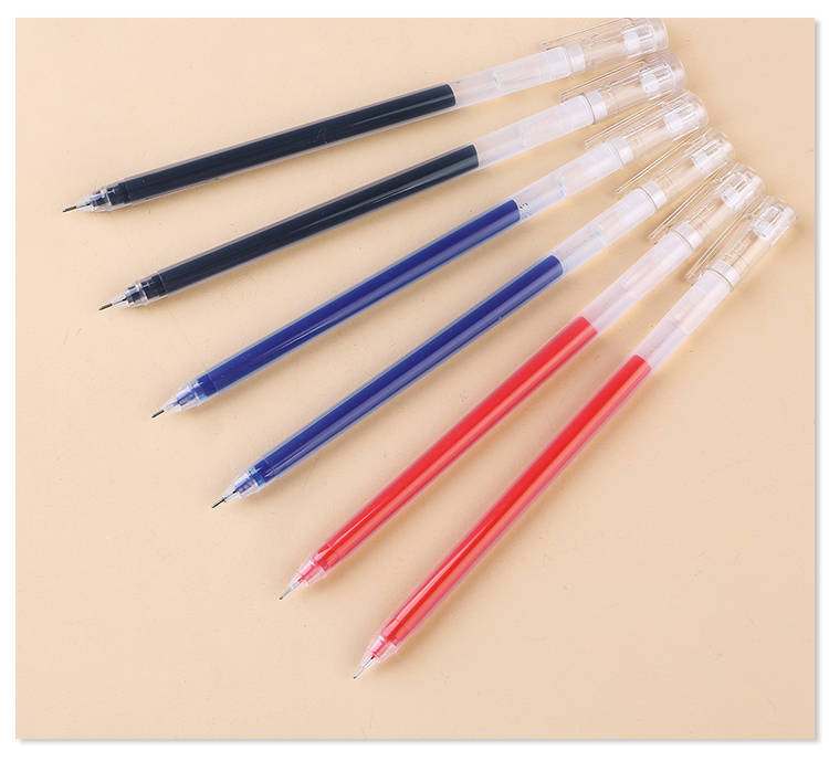 Direct-sale large-capacity, high-performance gel pen, 0.5mm carbon water pen, special pen for student exams, signature pen pic 36