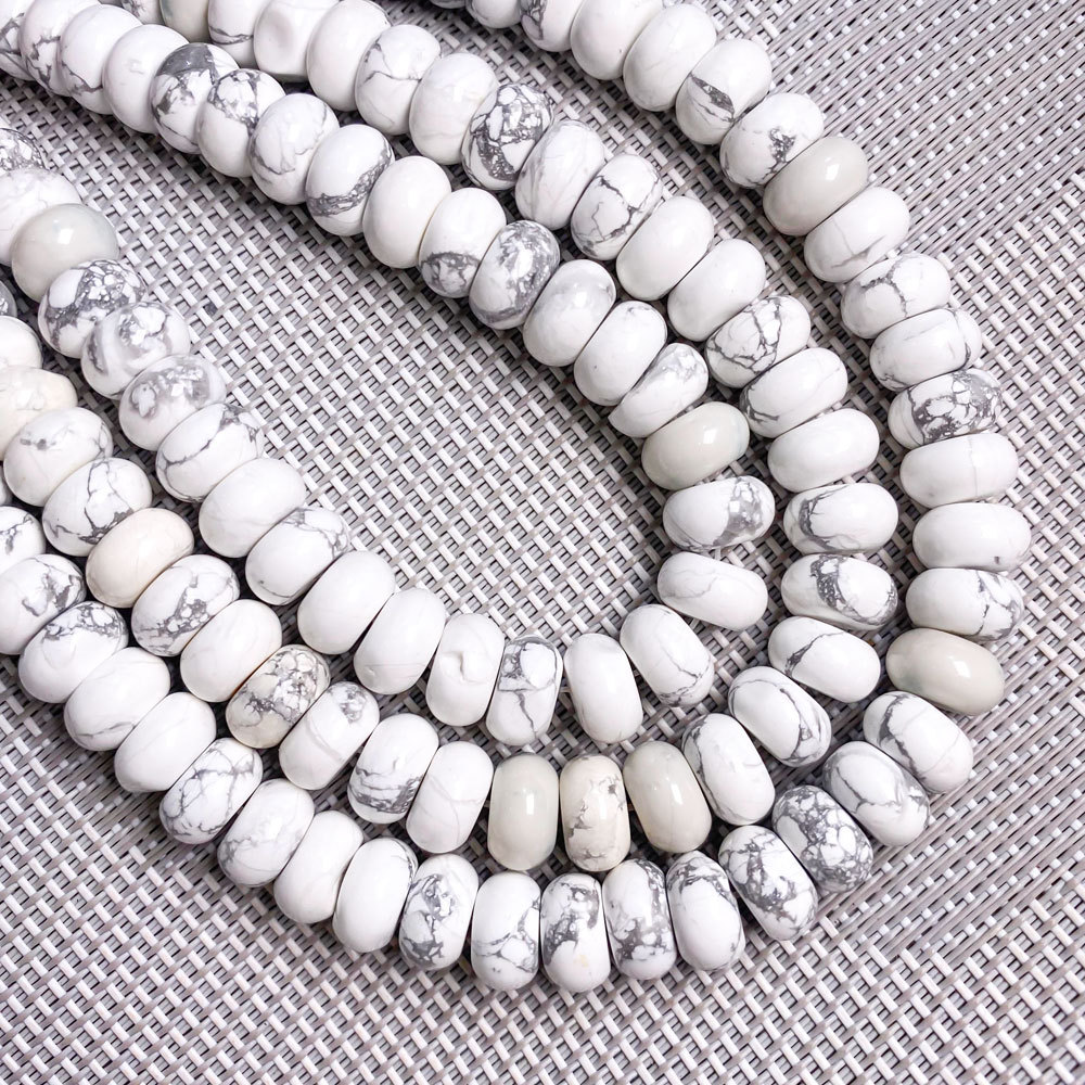 6*10mm天然石水晶算盘珠散珠DIY手链饰品定位珠隔片串珠半成品详情15