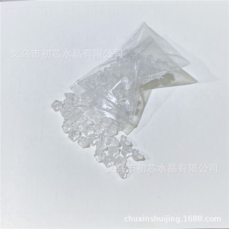 Quality Czech glass 6*8mm wax apple small morning glory diy accessory, flower center small flower, ancient-style material pack pic 12