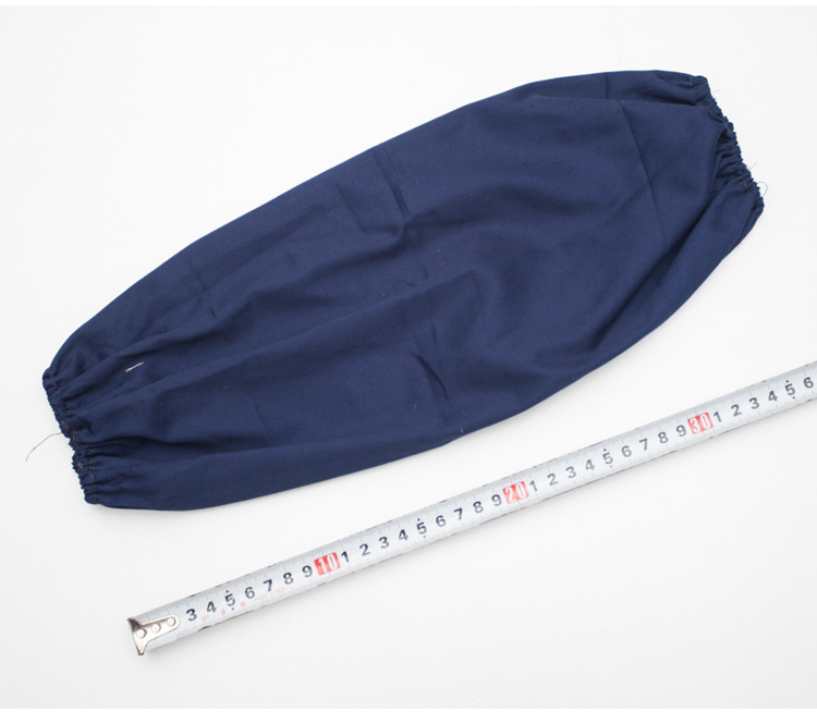Wear-resistant welded sleeves for both men and women, thickened anti-stain labor protection work sleeves, wholesale printed household aprons, dirt-resistant denim sleeves pic 12