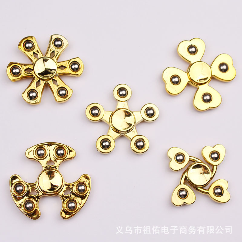 电镀钢珠迷你指尖陀螺塑料指间小陀螺地摊跑江湖展会儿童玩具批发详情11