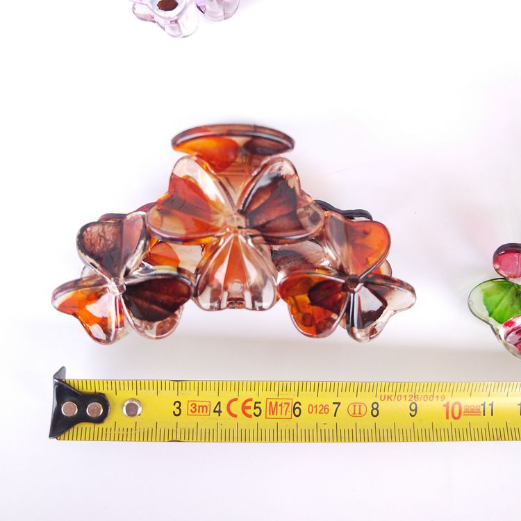 【 Zone 1-7 】 Blow Point 3-leaf Grass 12/ pack 2 yuan Grab, Blow Point Grab, transparent printed grab, Premium hair clip grab, Hairpin grab 1 yuan wholesale pic 1