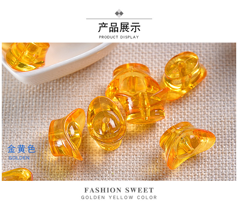 diy handcrafted beaded jewelry accessory materials, acrylic beads, loose beads, ingots, money tree materials wholesale pic 9