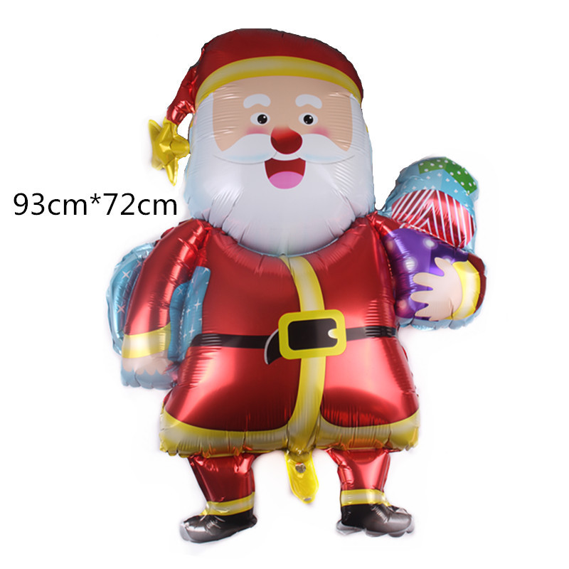 New Santa Claus Christmas tree aluminum film balloon Snowman Christmas atmosphere decoration aluminum film balloon pic 7