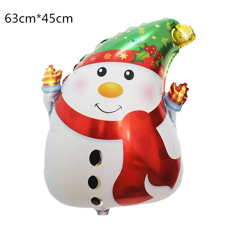 New Santa Claus Christmas tree aluminum film balloon Snowman Christmas atmosphere decoration aluminum film balloon pic 15