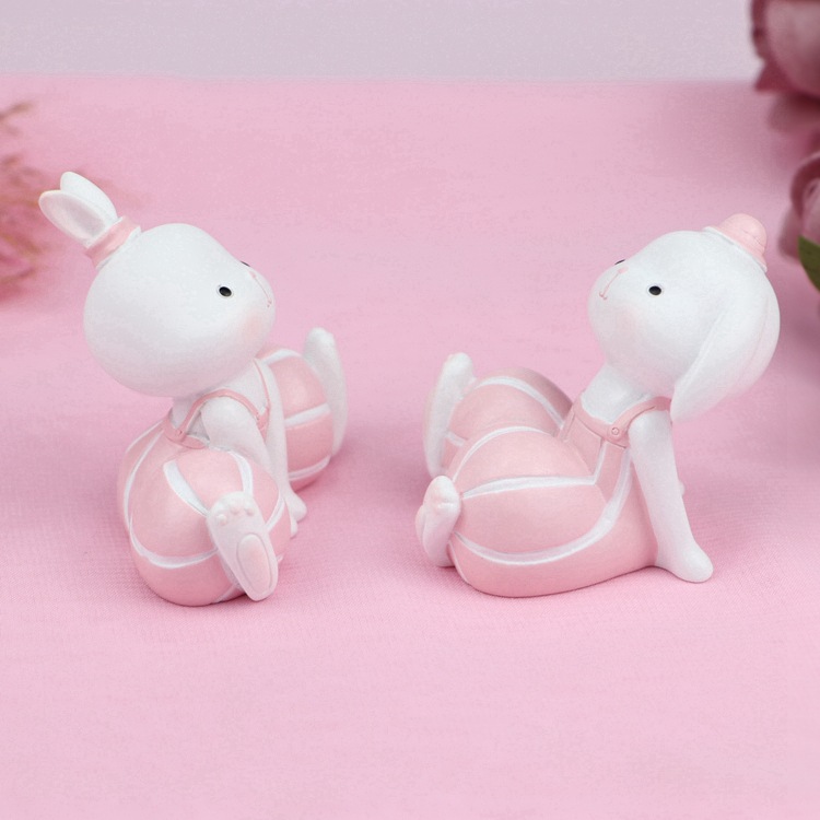 国潮卡通桑迪兔摆件树脂工艺品家居客厅桌面装饰网红兔子生肖节日礼物详情5