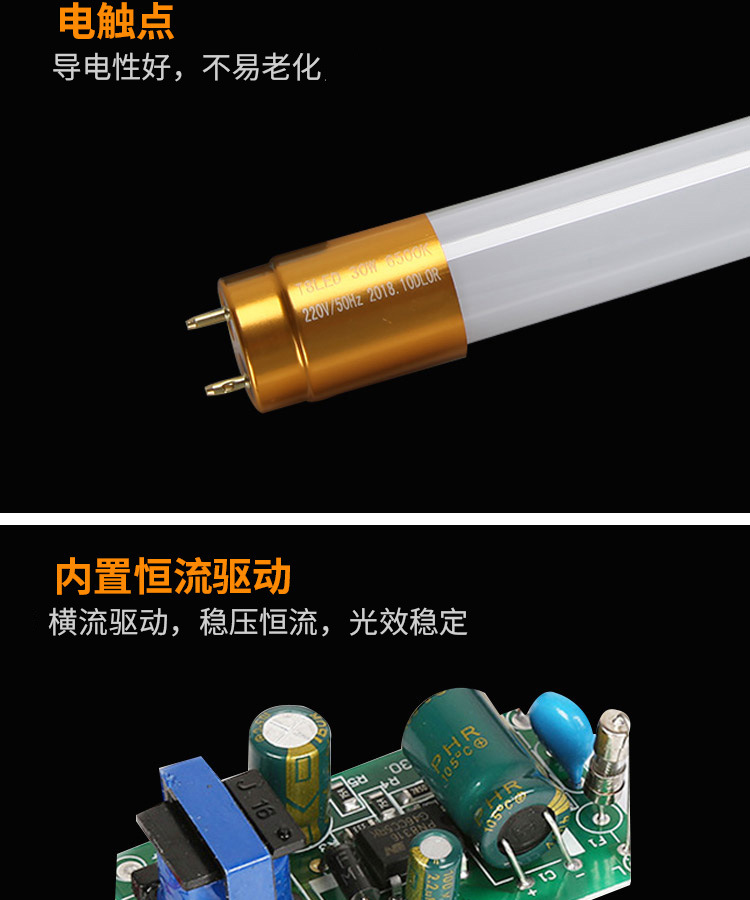 【LED Tubes 】 Wholesale of high-brightness and energy-saving LED tubes from the manufacturer, 1.3-meter 16W multi-brand led tubes pic 9