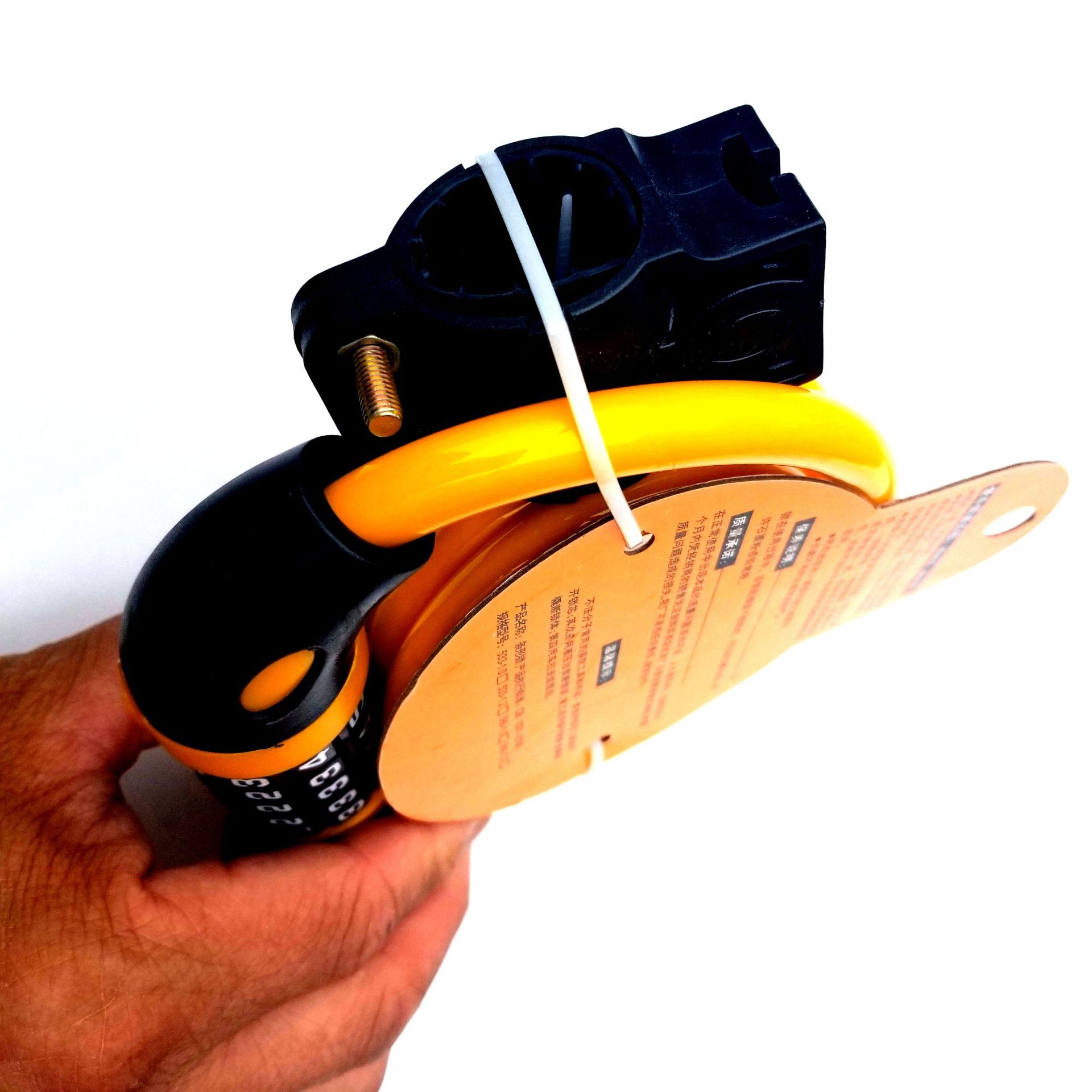 Mountain bike five-digit combination lock, bicycle lock, wire chain lock, cycling equipment accessories, smooth vehicle industry pic 7